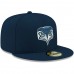 Men's Seattle Seahawks New Era College Navy Forward Face Omaha 59FIFTY Fitted Hat 2917910
